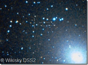 NGC 185 NE region  FJJ III, IV, V, VI DSS Whisky