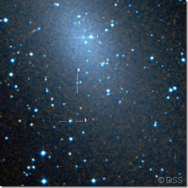 NGC 147 South region  Hodge I, II & III DSS2 Whisky 