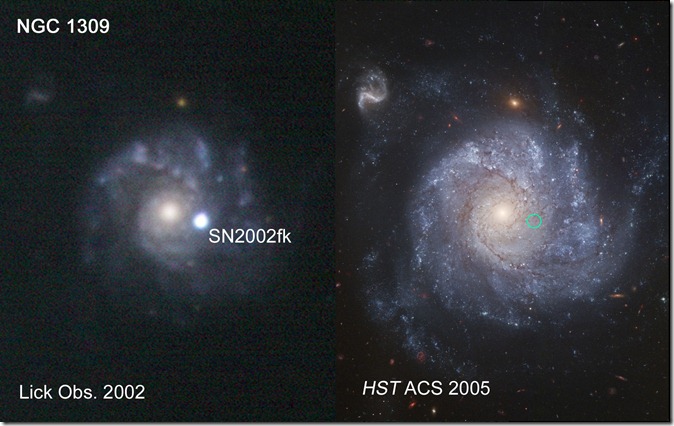 NGC 1309 with SN2002 Hst NGC 1309 with SN2002 Hst