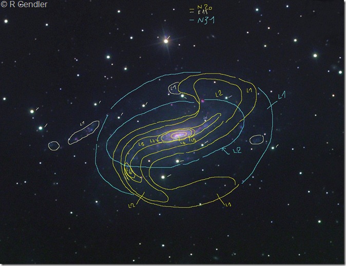 NGC 925 Rob Gendler & isophotes NGC 925 Rob Gendler & isophotes