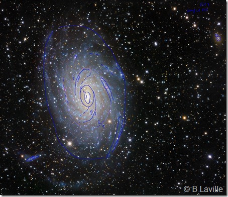 NGC 6744 R Gendler & isophotes NGC 6744 R Gendler & isophotes