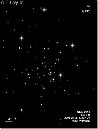 NGC 2516  L60  BL 2008 06 05