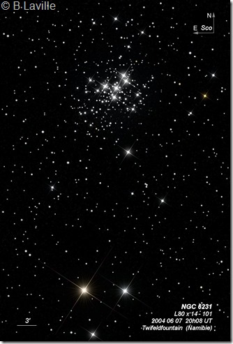 NGC 6231  L80  BL 2004 06 07