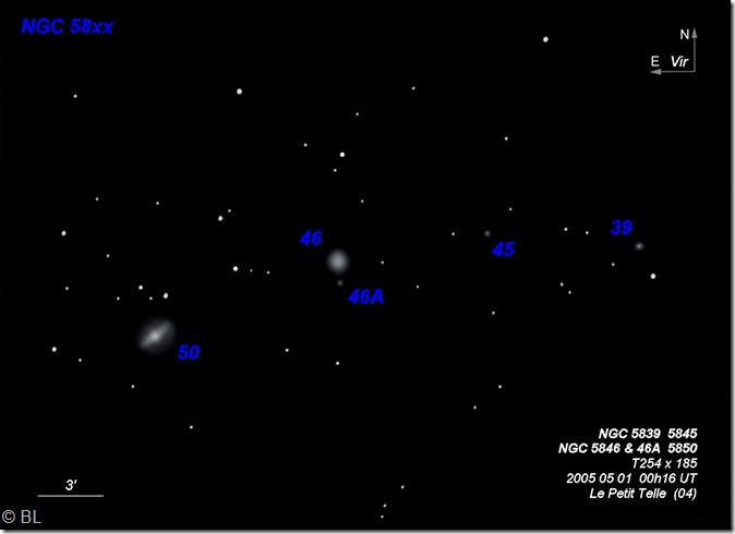 NGC 5839 45 46 46A 50  T254  BL EN labels