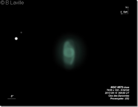 NGC 6572 T635 BL 2013 08 13 close NGC 6572 T635 BL 2013 08 13 close