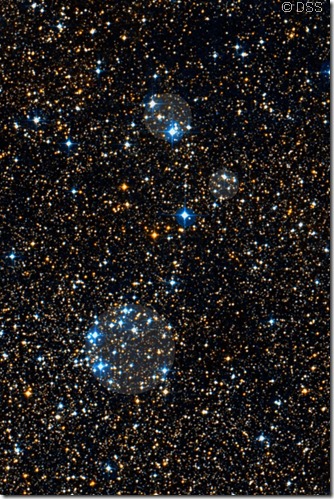 NGC 2910 Pismis 14 DSS shown