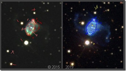 NGC 6309  T635 BL 2015 vs 2019 sketches