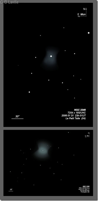 NGC 2346  T254 vs T635 BL