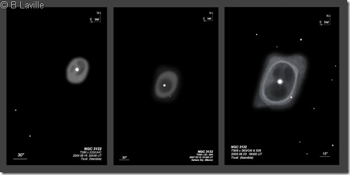 NGC 3132  T280 vs T355 vs T508 BL