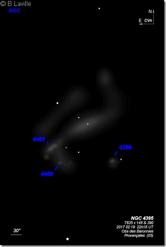 NGC 4395  T635  BL 2017 02 19 labelled