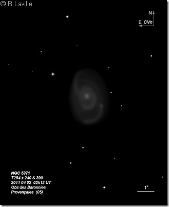 NGC 5371  T635   BL 2011 04 02