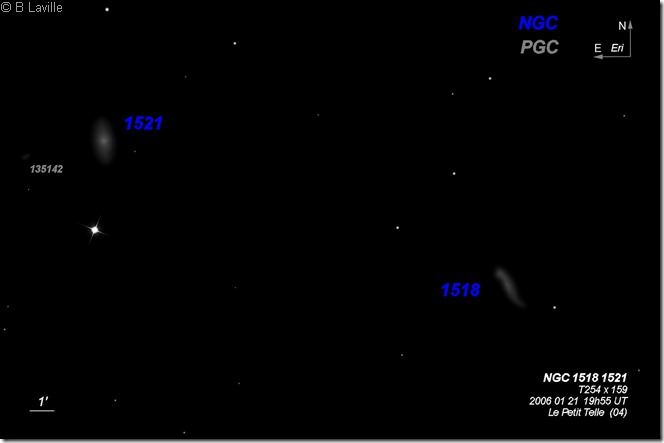 NGC 1518 1521  T254  BL 2006 01 21 labels