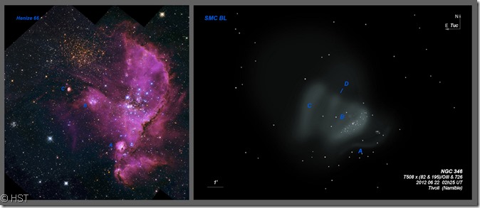 NGC 346 SMC N & BL T508 2012