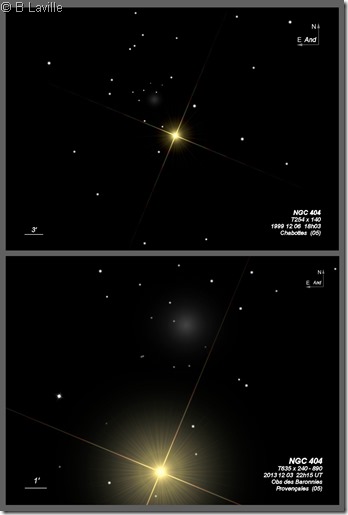 NGC 404  T254 vs T635