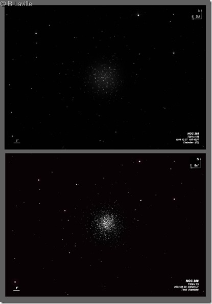 NGC 288  T254 vs T508 BL