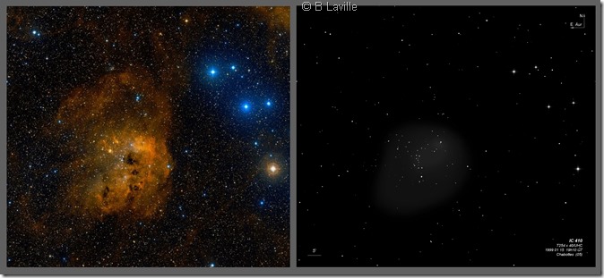 IC 410  T254 DSS vs BL 1999 01 15