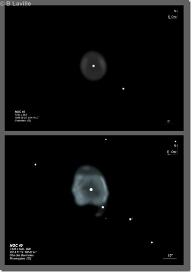 NGC 40  T254 vs T635