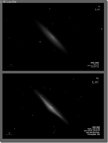 NGC 2683  T254 vs T635 BL