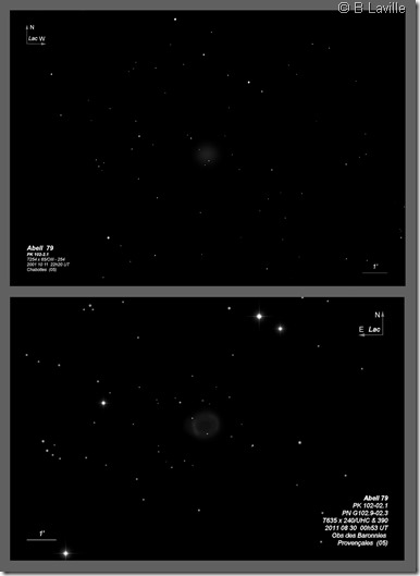 Abell 79  T254 vs T635 BL 2001 2011