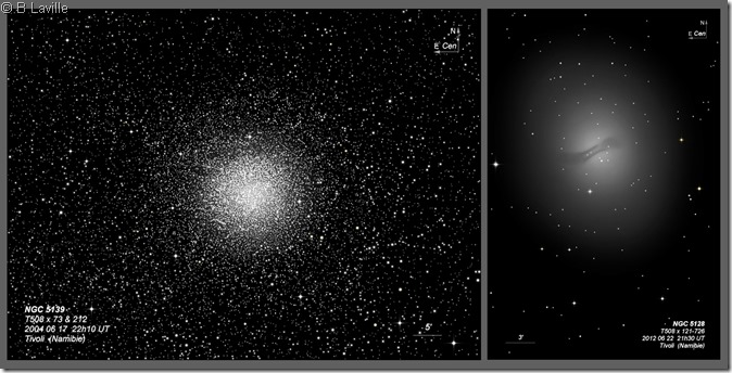 NGC 5128 & 5139  T508 BL front