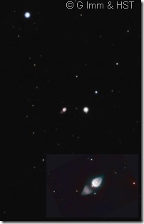 IRAS 19343 2926 M 1-92 G Imm crop & Hubble