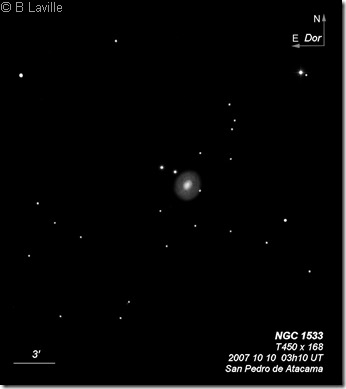 NGC 1533  T450 BL crop