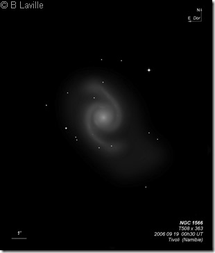 NGC 1566  T500  BL 2006 09 Namibie Tivoli