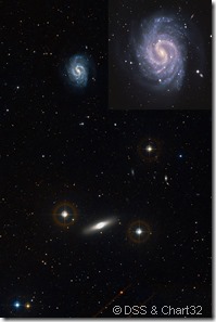 NGC 4526 4535 DSS & Prompt7