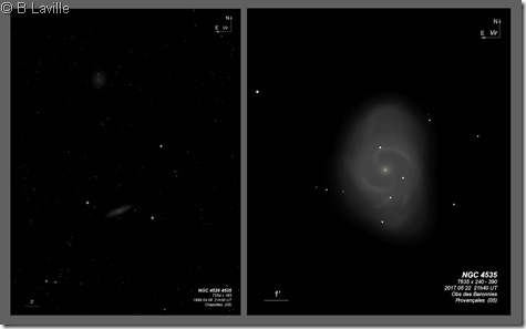 NGC 4526 4535  T254 vs T635 BL