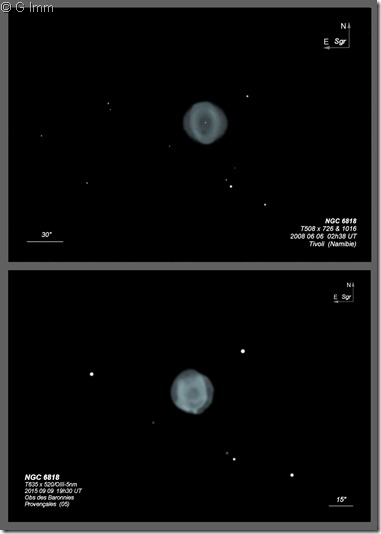 NGC 6818  T508 vs T635 BL  