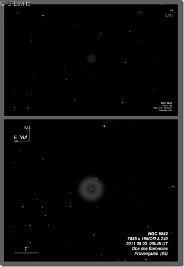 NGC 6842  T254 vs T635 BL 