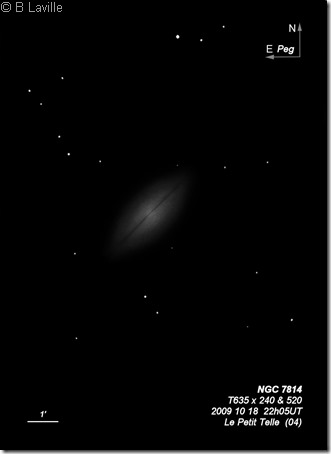 NGC 7814  T635  BL 2009 10 18   