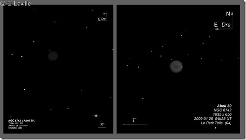 T635 BLAbell 50 NGC 6742  T254 vs 