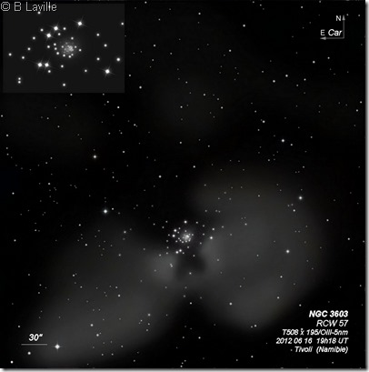 NGC 3603  T508  BL 2012 06 16 & 20 & 21 