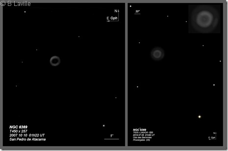 NGC 6369  T450 vs T635 BL 2007 2019